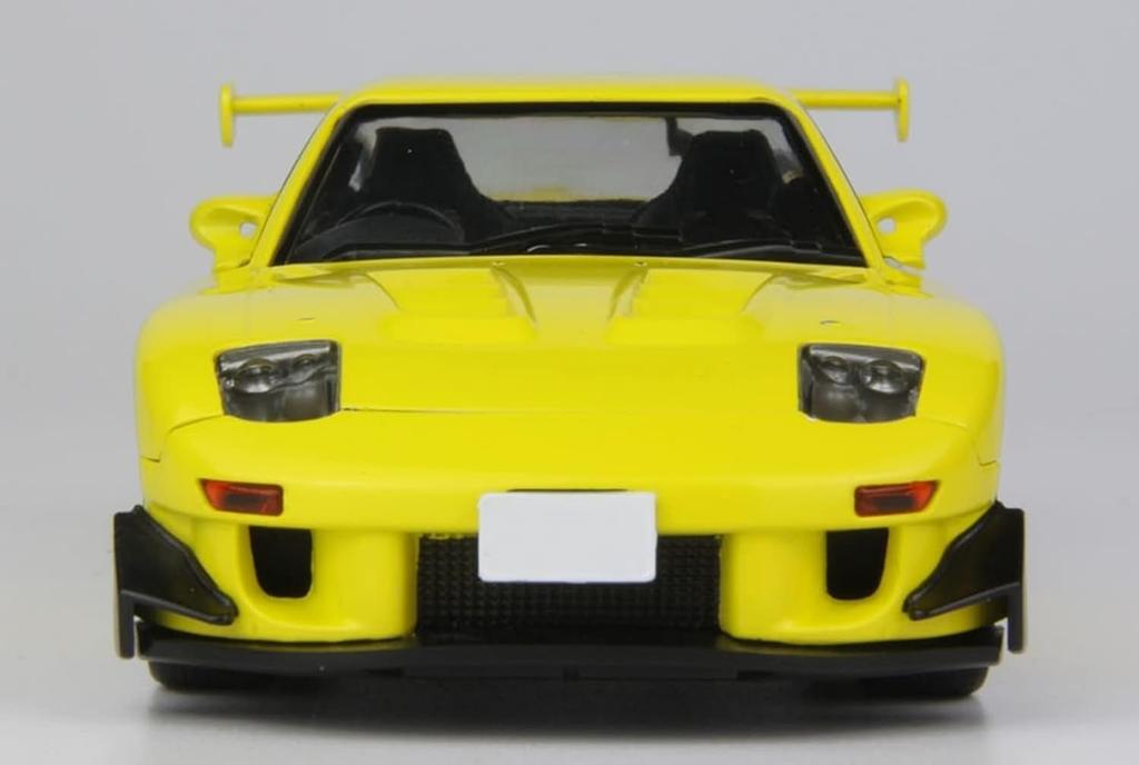Mazda FD3S Custom Competition Yellow Mica Plastic Model Kit MN10 Platz/MONO 1/32 RX-7 Pre-colored (Automobile)