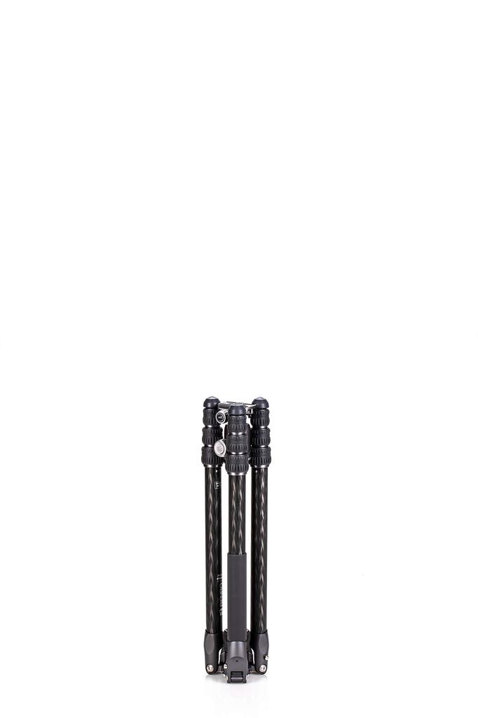 BENRO Rhino Carbon Fiber Travel Tripod with Pan Head, Lightweight and Foldable (FRHN24C + VX25 2-Type, 4-Section)