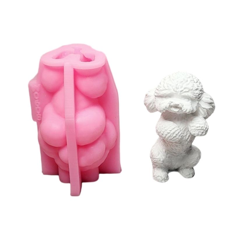 3D Bear Candle Molds Casting Molds Plasters Molds Animal Silicone Mould Ornament Molds Castings Molds Epoxy Resin Molds