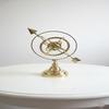 Brass Armillary Sphere Globe With Arrow  Nautical Maritime Astrolabe Desk Decor