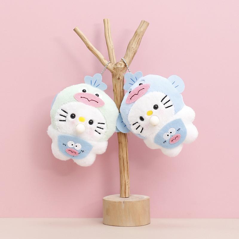 Cat Cuddly Soft Plush Toy Adorable Design Perfect For Backpack Girl