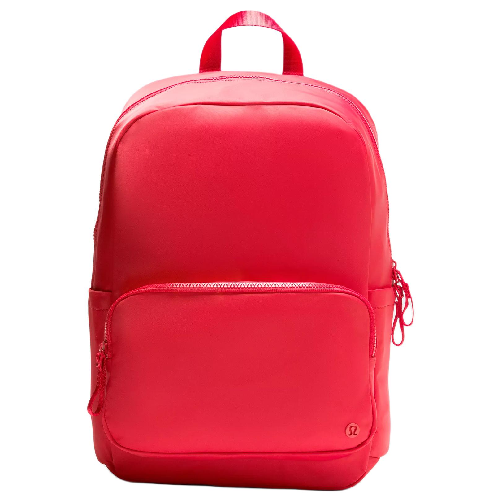 Lululemon Everywhere 22L Sports Versatile Nylon Backpack Women backpack Red Sea-Mist-Blue LU9CMAS-071462 Special Feature Red  & Dusty Blue