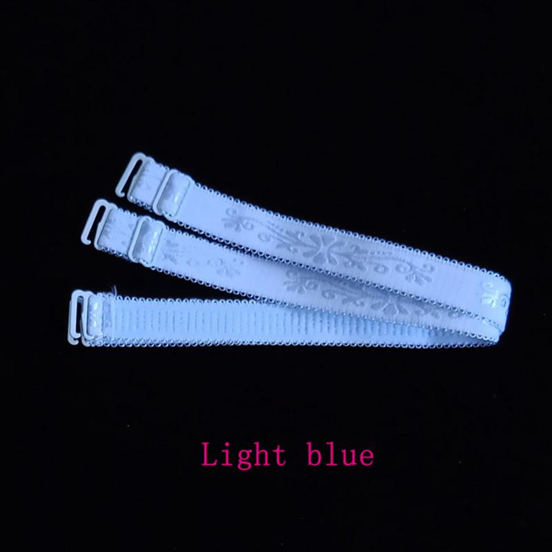 Adjustable Floral Lace Buckle Bra Straps For Women's Elastic Bra Extension Strap Clip Expander Adjust