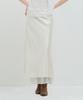 Kamino Silk Layered Skirt Ivory