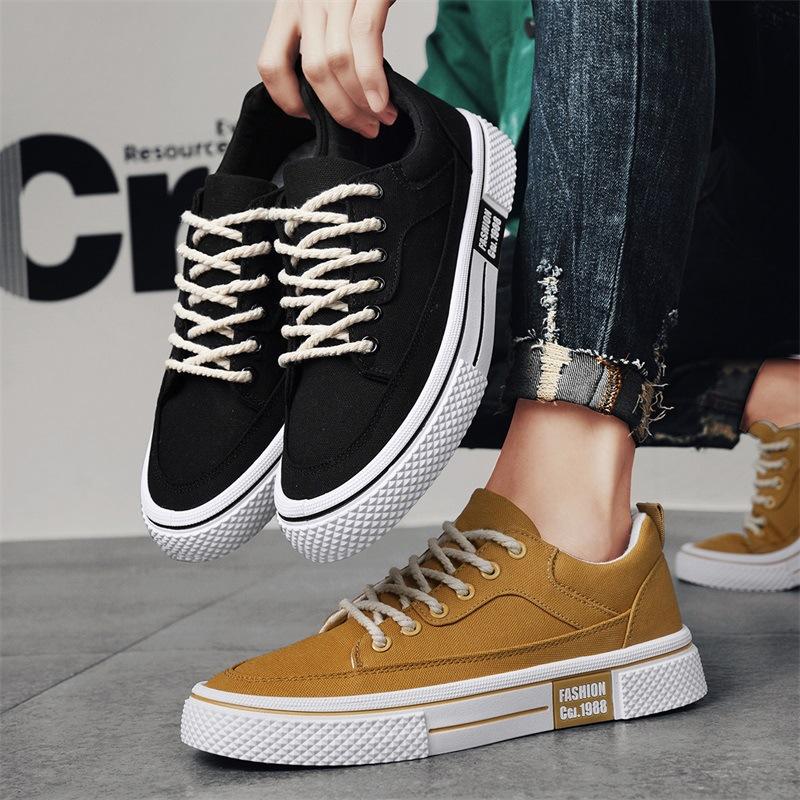 2025 Spring Live Broadcast Niche Canvas Low-top Breathable Board Shoes Retro Douyin Trendy Men's Shoes Catwalk Tooling Shoes Men's