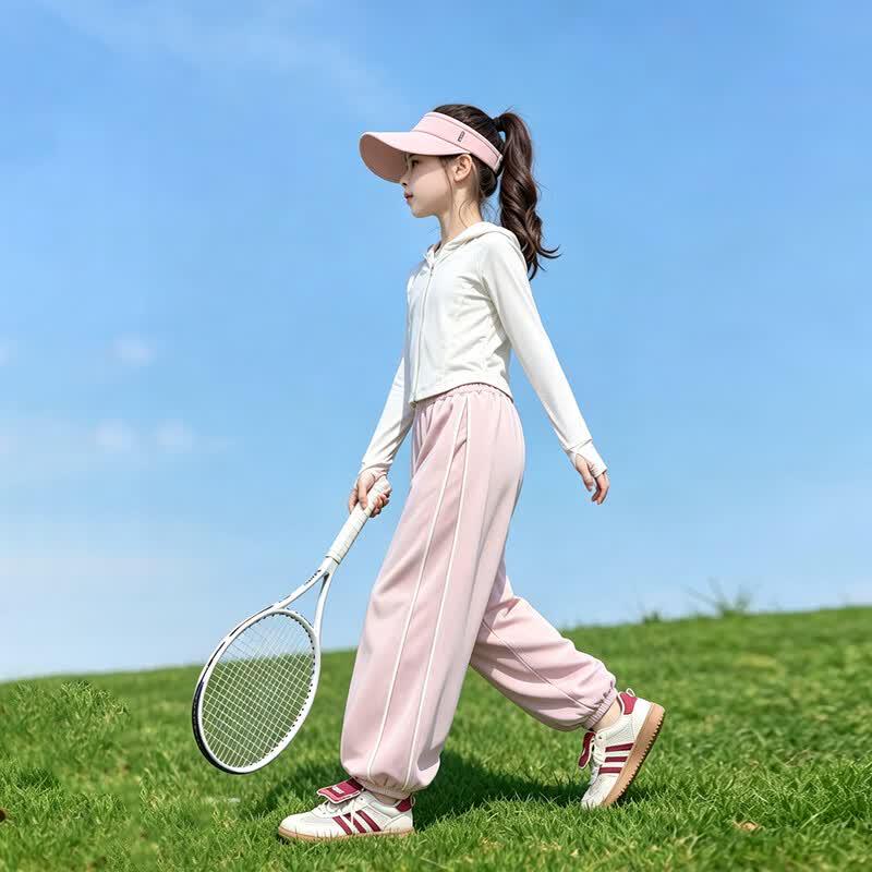 Girls Summer Breathable Casual Long Pants 140