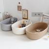 Nordic Cotton Rope Storage Baskets Woven Desktop Sundries Kids Toys Organizer Box Baby Dirty Clothes Laundry Basket Hamper