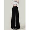 American Gray Wide-leg Casual Pants Women's Spring New High-waisted Loose-hanging Touching Pants