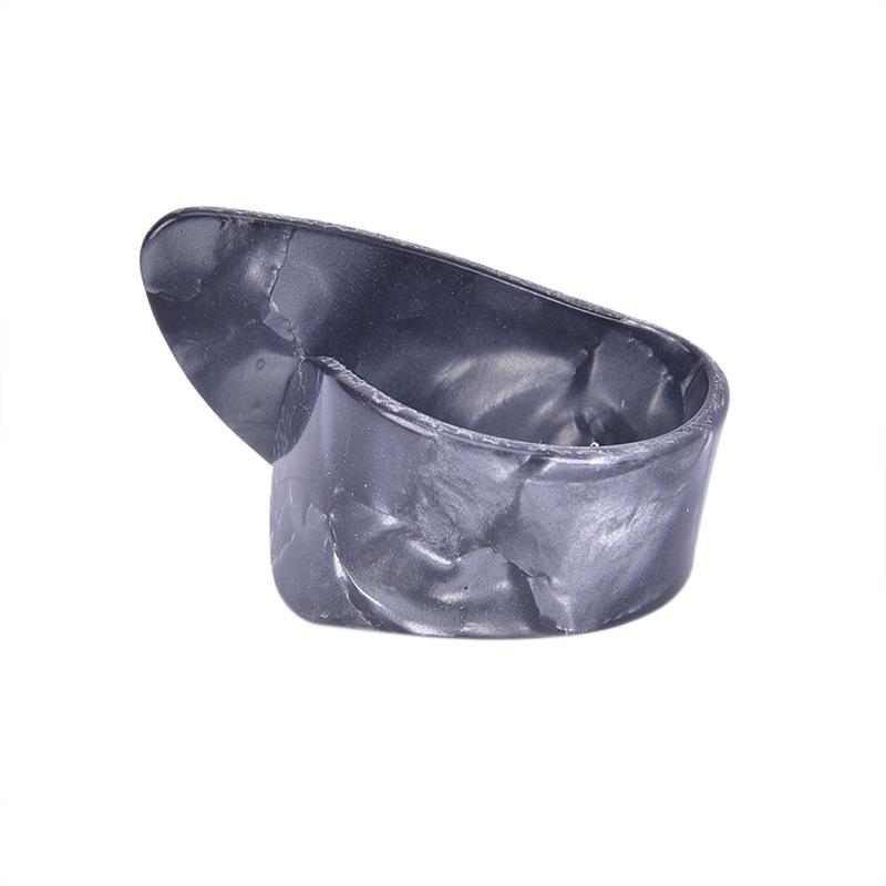 

Набор пальцев на гитаре Большой указательный палец Акустическая гитара Пальцевая игра Набор накладных ногтей Выбор чёрный