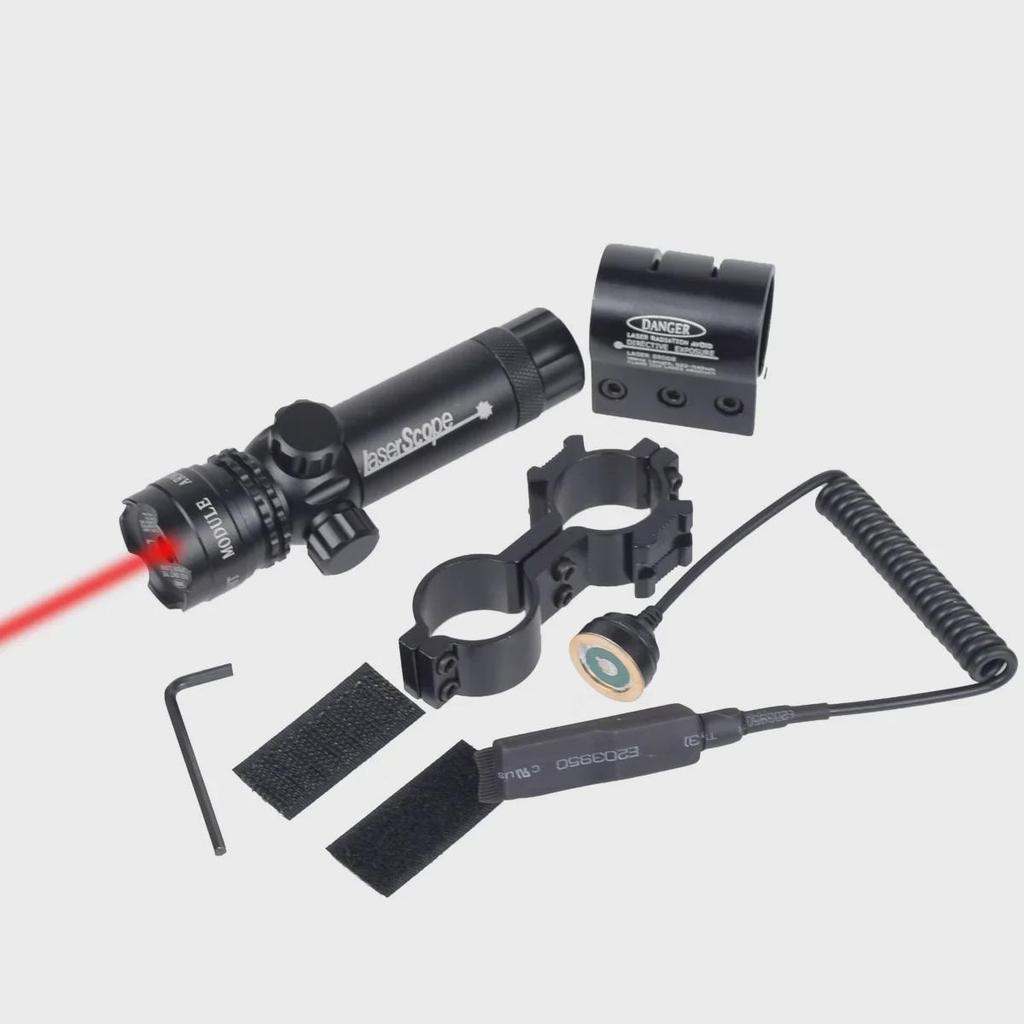 Adjustable Full Metal Red & Green Laser Sight for Tactical Hunting