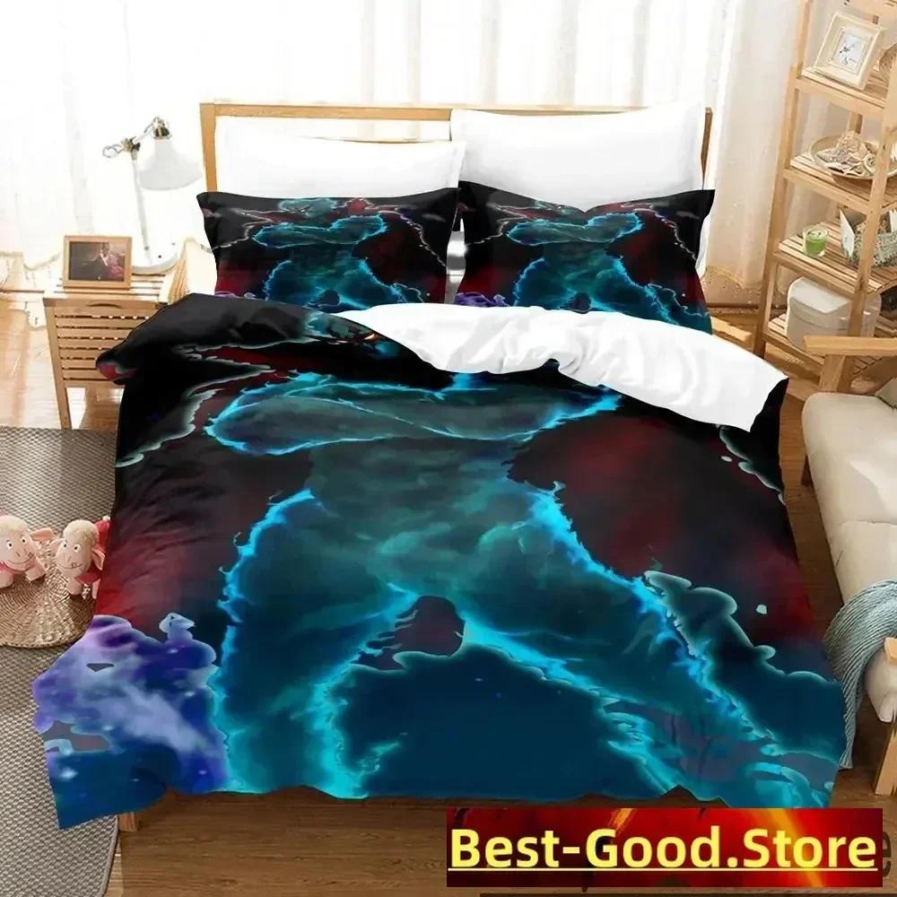 Comforter Anime Tengen Toppa Gurren Lagann Bedding Set Bed Set Comforter King Queen Size Boys Adult