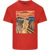Cat Scream Painting Parody Unisexs Light Cotton TShirt