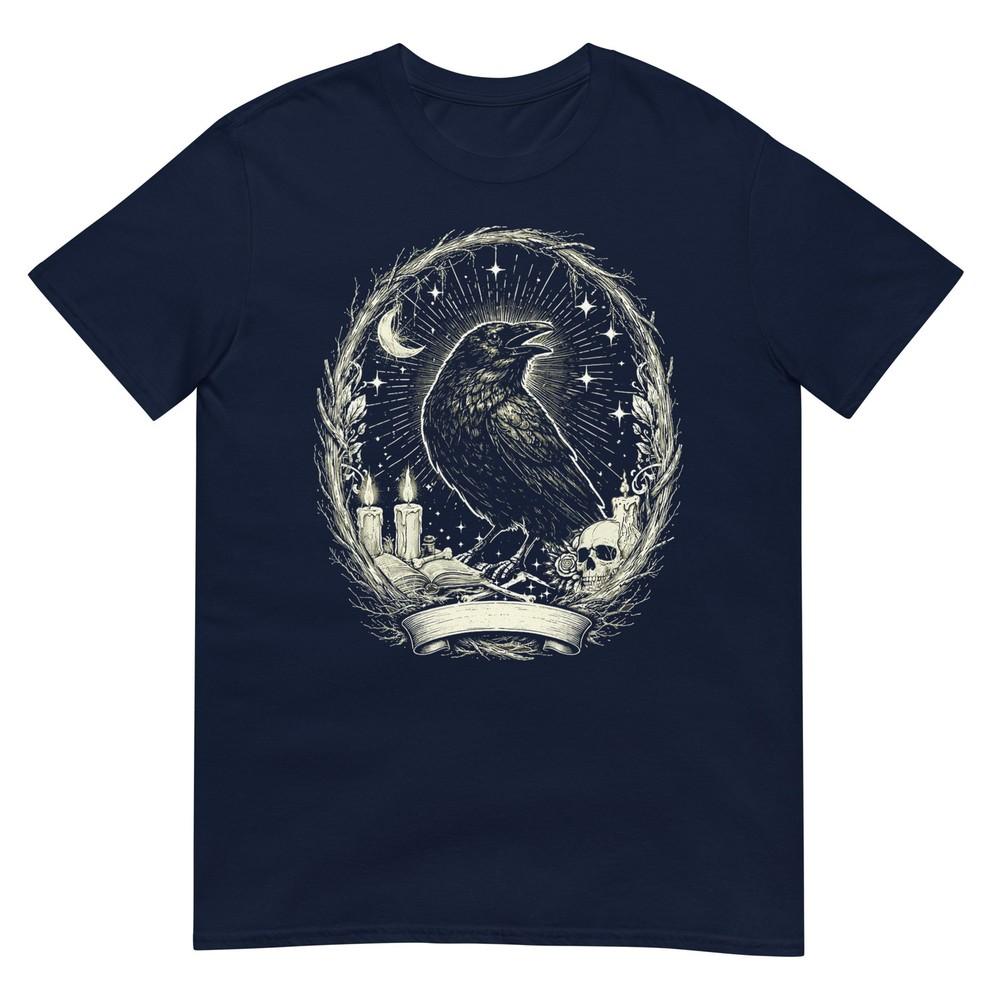Gothic Raven Vintage Design Tshirt S