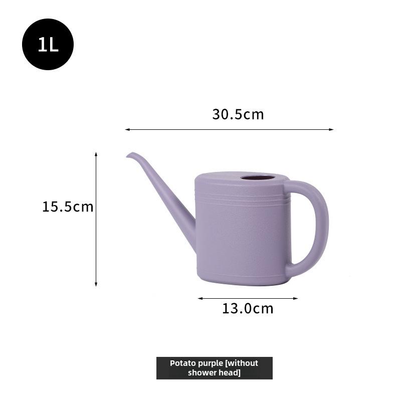 1-10L Large Capacity Plastic Watering Can with Long Spout & Sprinkler Head for Vegetables and Flowers Gardening
