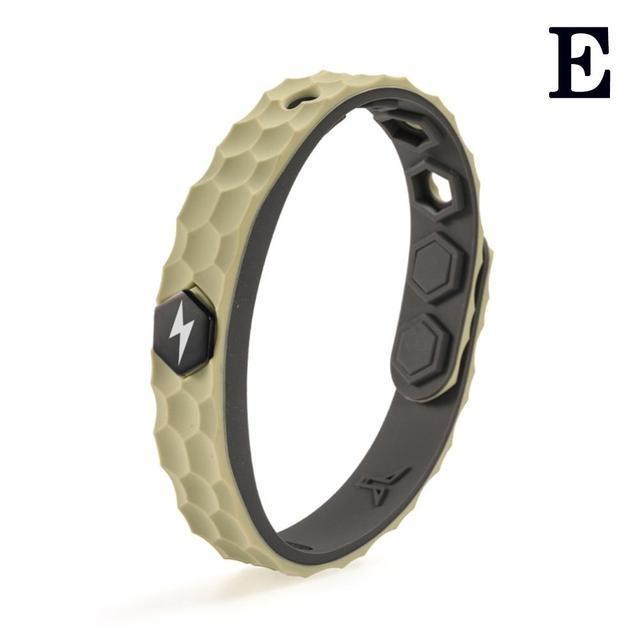 Fashion Silicone Anion Bracelet Men Women Anti-static Ion Sport Wristband Energy Negative Couple Bangle Balance Bracelet