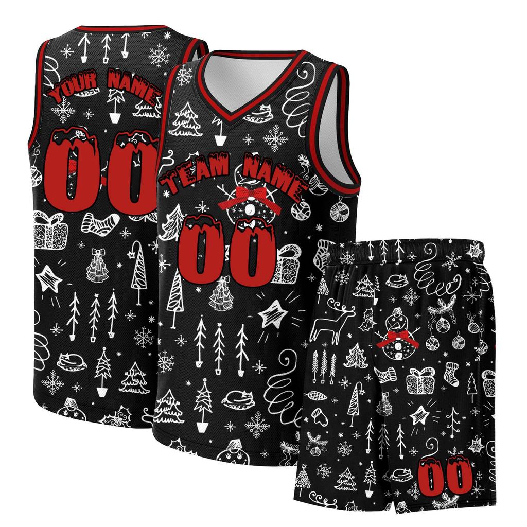 Custom Basketball Jerseys Personalized Printed Tearn Name & Number Sports Uniform For Men Women Youth