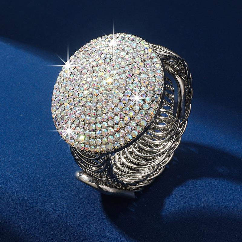 European-Style Rhinestone Wedding Bracelet Bangle