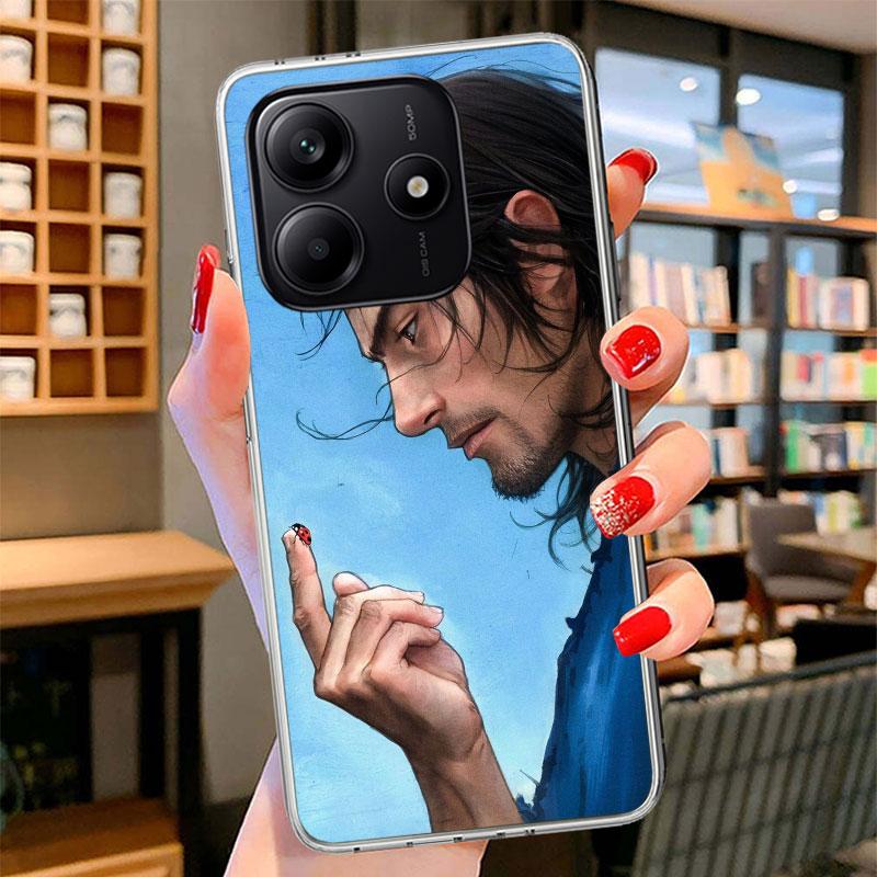 Anime Vagabond Samurai Phone Case For Xiaomi Redmi Note 15 14 13 12 11 10 Pro Plus 14S 12S 11S 11T 11E 10S Soft Fundas Shell Red