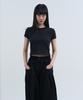 Yuseuteule Chest Pocket Short Sleeve T-Shirt (Black)