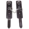 Candiway Adult SM Roleplay Products Soft Adjustable Padded Leather Wrist Handcuffs Bondage Restraint Sex Toys For Couples