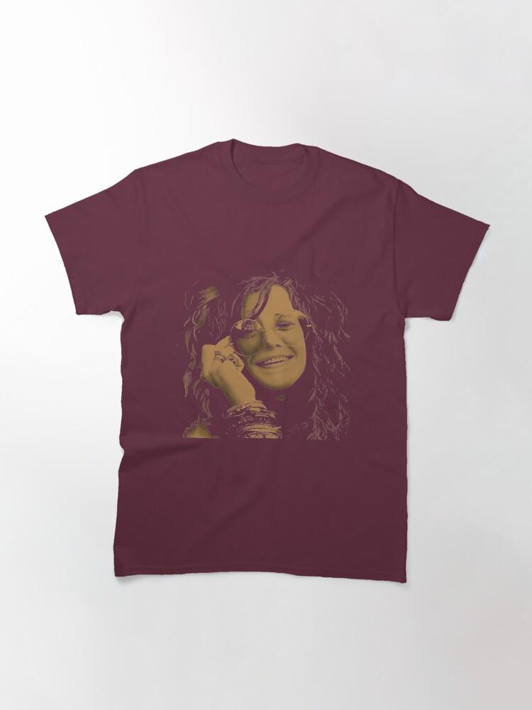 Janis Joplin Vintage Janis Joplin Art Print – Retro 70S Singer Portrait, Boho Music Tee | Limited Edition Classic T-Shirt