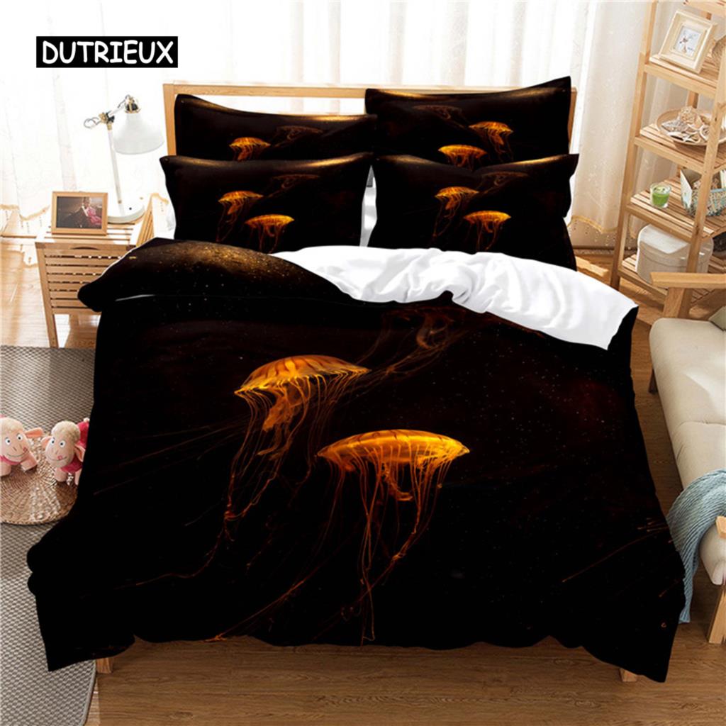 Underwater Water World Bedding Set Duvet Cover Set 3D Bedding Digital Printing Bed Linen Queen Size Bedding Set Fashion Design