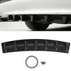 Rear Spoiler Shark 7 Fin Deflector Bumper Lip Diffuser Large