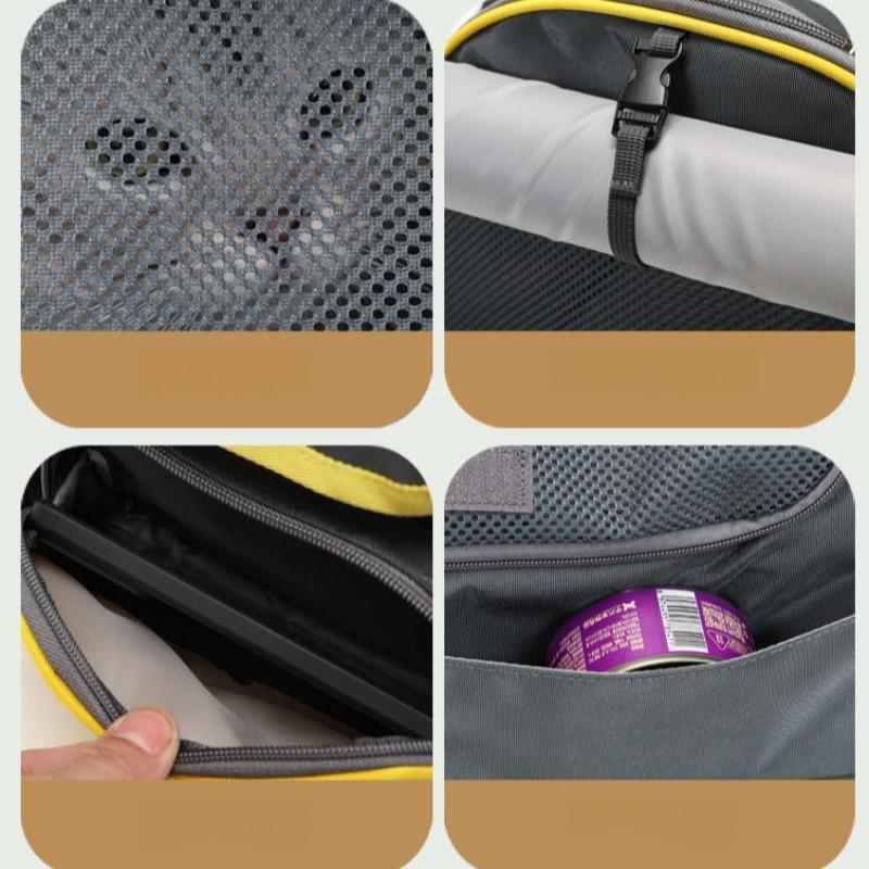 Folding Pet Cat Bag Shoulder Bag Breathable Folding Pet Supply Bag Portable Cat Dog Handbag Carriers Backpack Cat Supplies