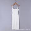 Summer new French romantic strap steel tray suspender long dress split sexy dress dress
