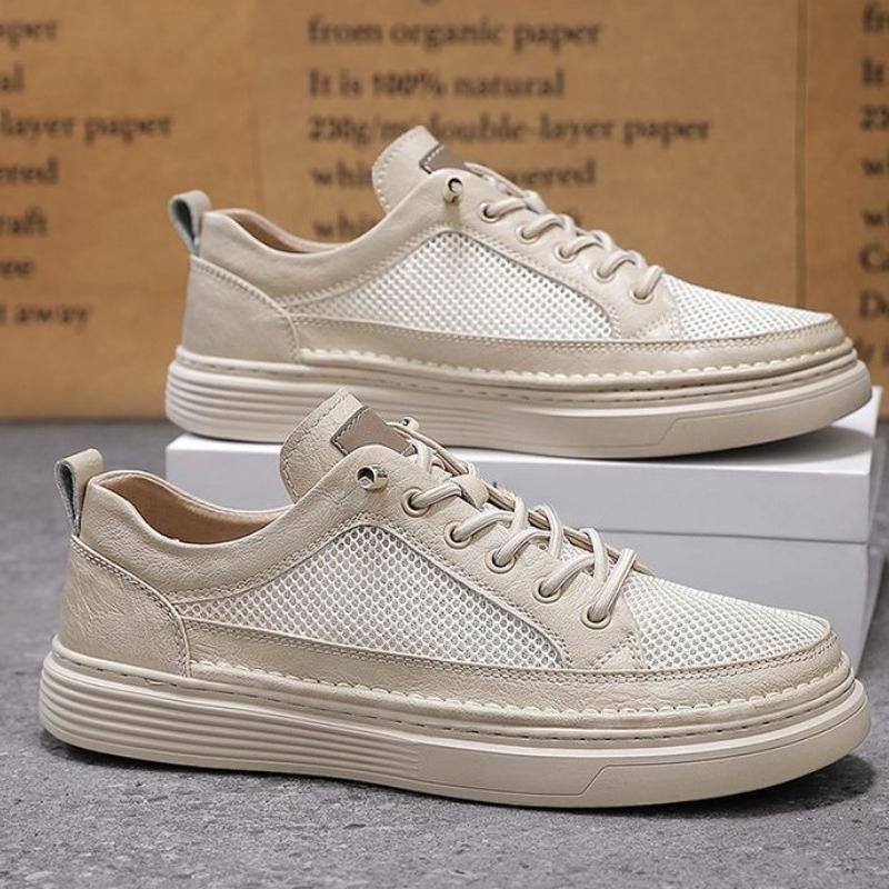 Fashion Man Shoe Breathable Minimalist Khaki Plain Legitimate Designer Luxury Sneakers Classic Original Walking Casual Shoes for Men