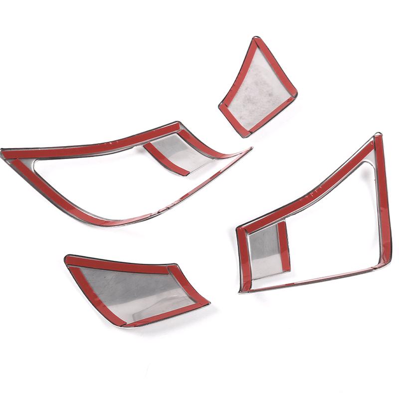 Stainless Steel Car Seat Back Adjustment Panel Frame Trim For Mercedes Benz E Class Coupe W207 2009-2016 Interior