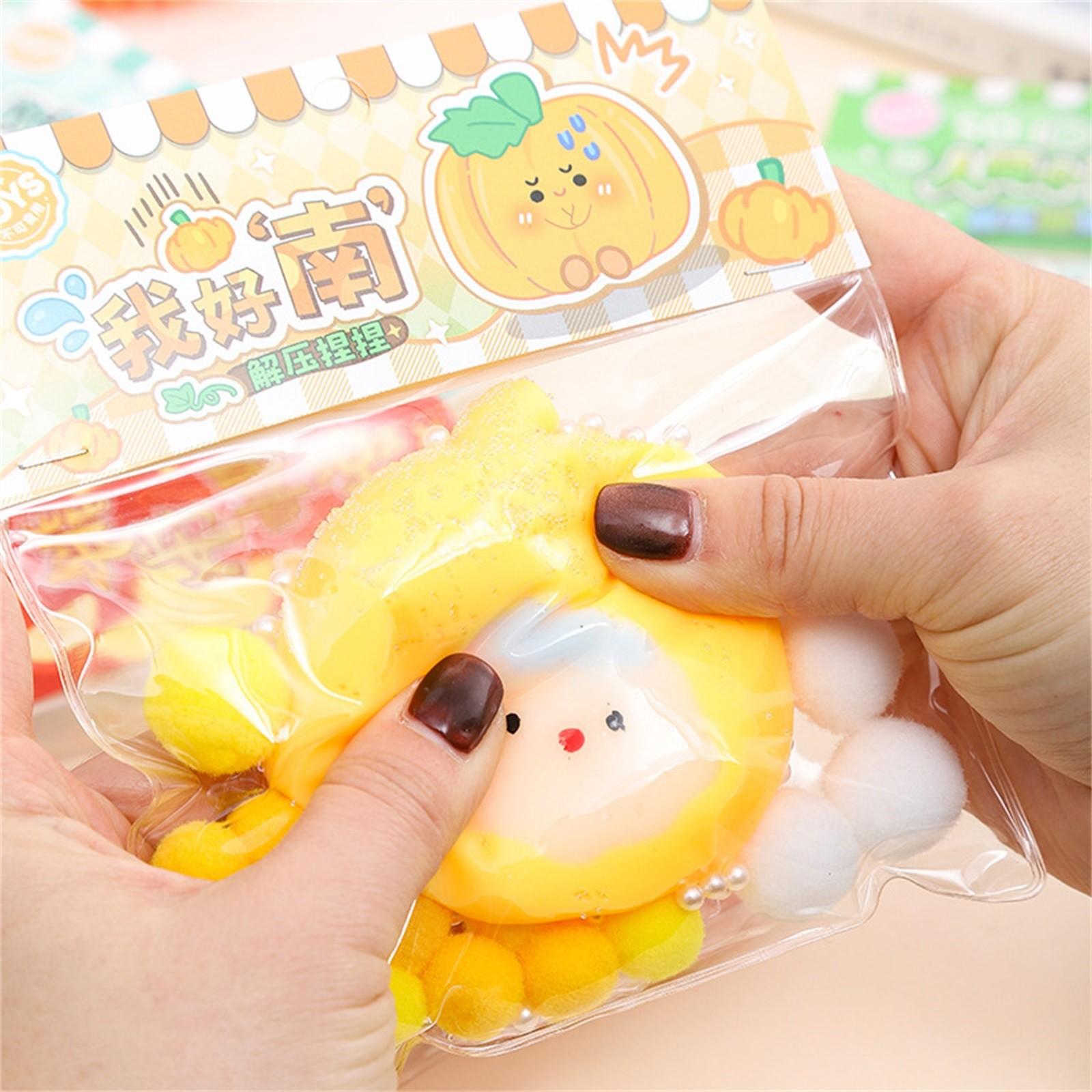 

Большая игрушка ручной работы для снятия стресса, забавные овощи для снятия стресса и разминания One Size жёлтый