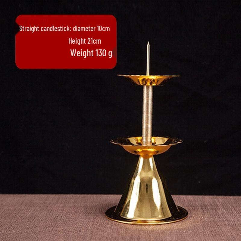Buddha Alloy Candle Holder - Imitation Bronze Wedding & Home Decor