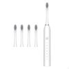 Electric Toothbrush 6 Modes W/ Replacement Brush Heads for Kids Adults