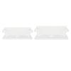 2PCS Magnetic Spice Rack for Refrigerator Carbon Steel Space Saving Spice   Magnetic Shelf for Kitchen Jars Seasoning Bottles
