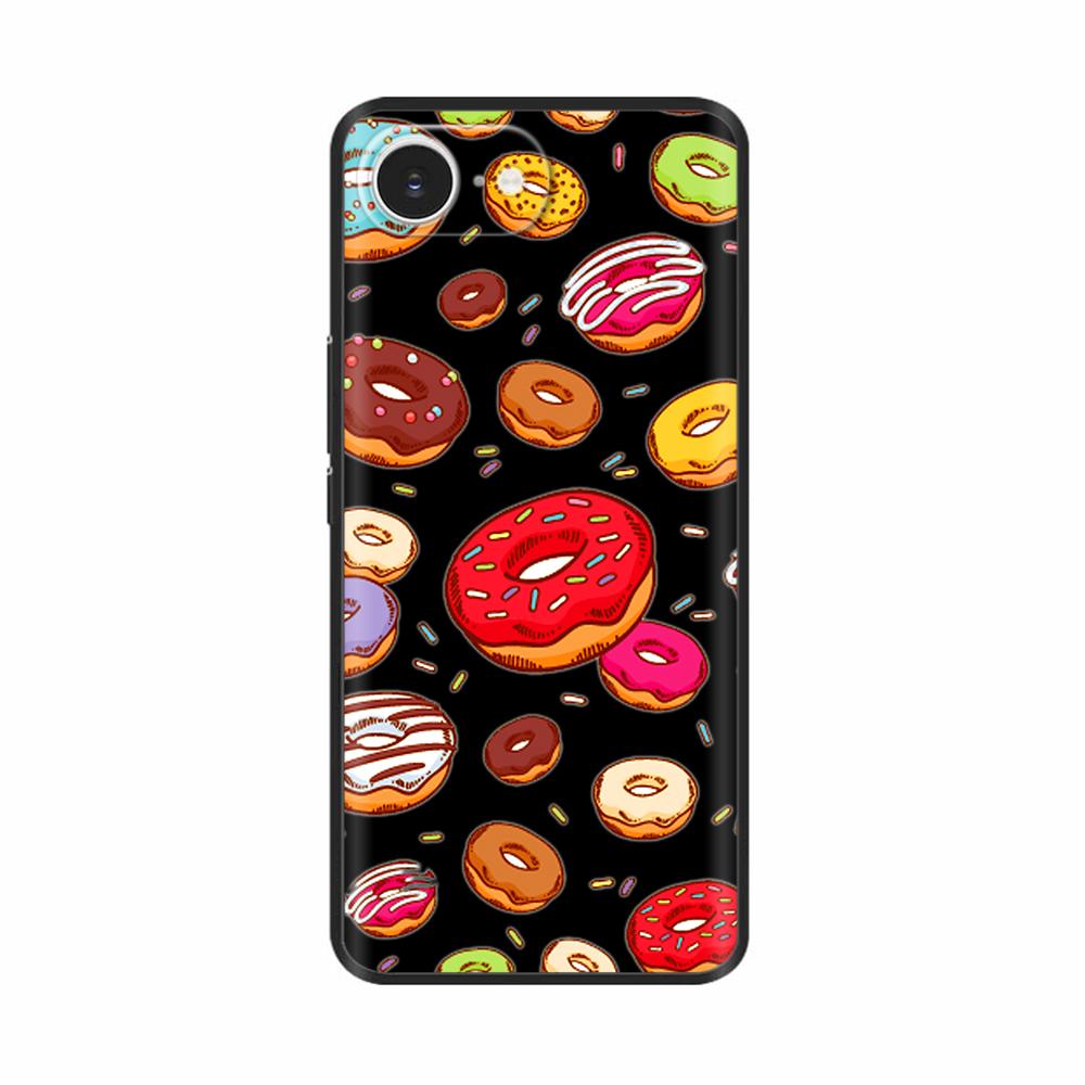 Soft TPU Black Silicon Phone Case For iPhone 16E iPhone16E SE 2025 SE4 5G Painted Shockproof Shell Cover Cases Bumper Funda Capa