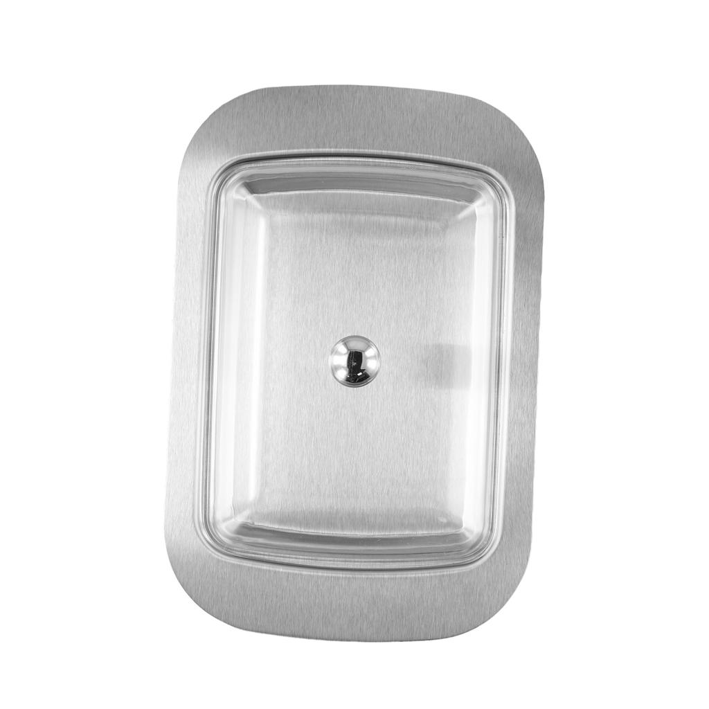 Transparenter Kunststoffdeckel Küchenaufbewahrung Frischhaltung Verwendung Verwendung Butterdose Rutschfest Rutschfest Und Verschmutzung Verhindern