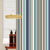 1pc  romantic stripes Artwork Geometric Shower Curtain Waterproof PEVA Modern Minimalist Bathroom Decor