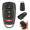 DC 12V Wireless 4-Way Remote Relay with Learning Code and Metal 4-Button Remote