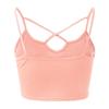 Damen Farbiger Cross-Over-Camisole-Bodysuit Sexy Tanktop