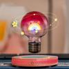 Black Technology Magnetic Levitation Rainbow Light Bulb Glass Material Glowing Design Creative Atmosphere Night Light