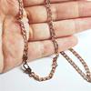 Rose Gold/gold Color Plain Chain for Women's Daily Jewelry