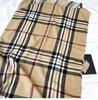 Scarf Women's Autumn and Winter Shawl Dual-purpose Medium and Long Imitation Cashmere British Plaid Warm Fringed Scarf
