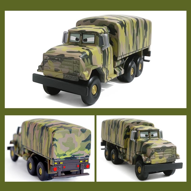 Pixar Cars Backdrop Role Andy Gearsdale Simulation Military Vehicle Toy Alloy Material Racing Car Children's Birthday Gifts