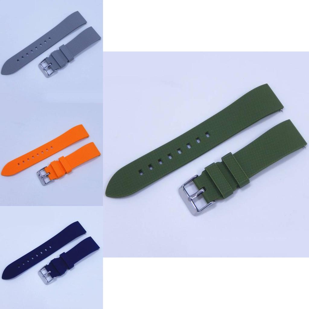 20mm Silicone Sport Watch Band Waterproof Quick Release For Smartwatch Fitness Accessories