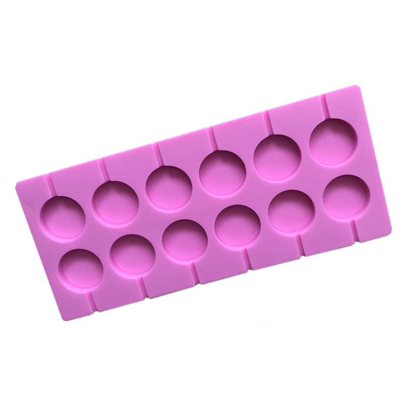 Silicone Chocolate Mold Star Series Lollipop Mould Chocolate Chip Mould with 20 Sticks