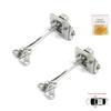 EDP953-1 2 Pieces Front Left AND Right Door Catch Hinge Brake Stop Check Limiter for Citroen C5 MK1 DC/DE Break Liftback Estate 2001-2008 9181G0