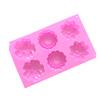 6 Different Flowers and Plants Shape Silicone Chocolate Mold DIY Handmade Soap Sunflower Moon Cake Mold