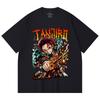 230 g/m² 100% Bawełna Demon Slayer V86 Nadruk Tanjiro Unisex Ciężka Bawełniana Koszulka