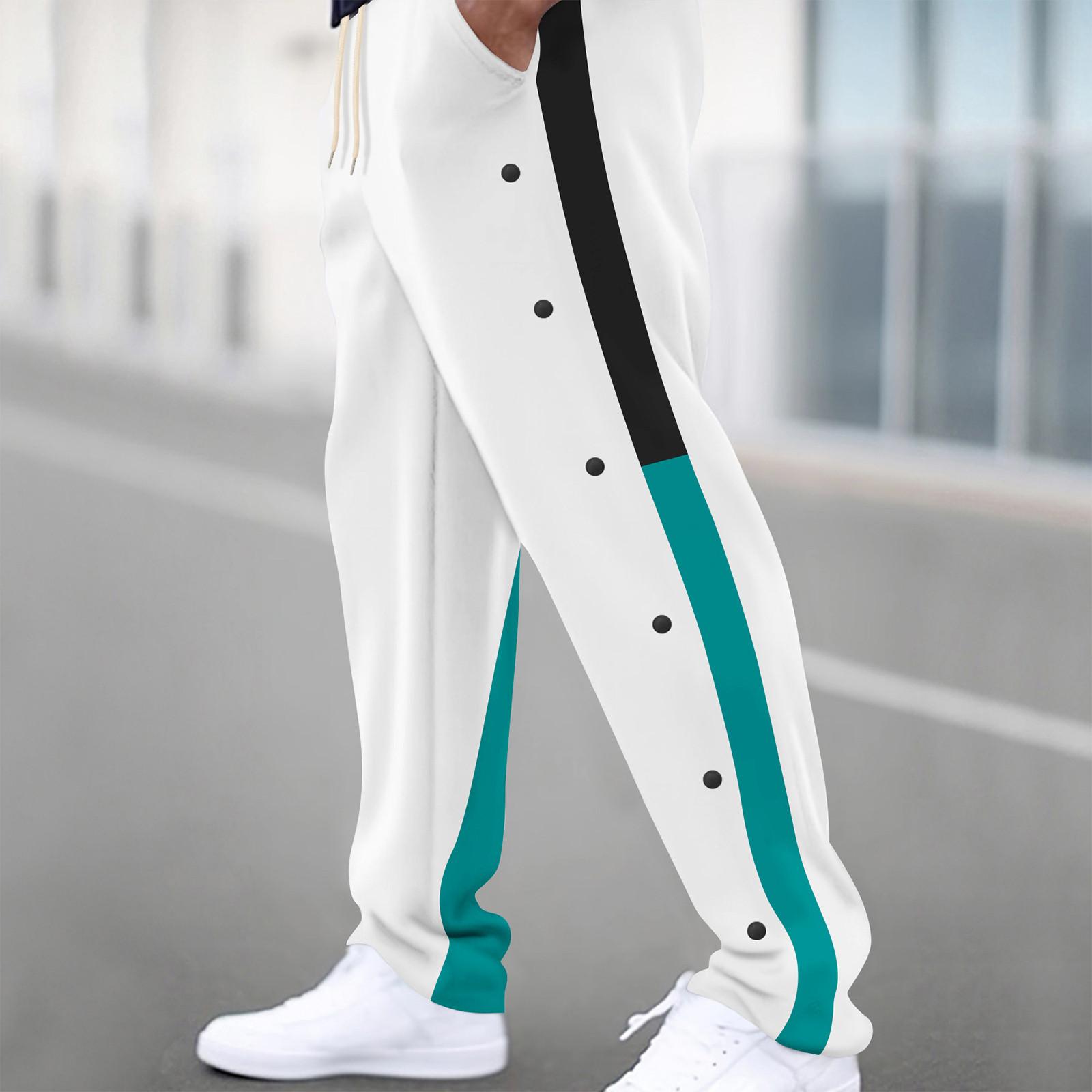 

Весенние и спортивные однотонные брюки для фитнеса, свободные, для бега, повседневные, большого размера, хлопковые спортивные штаны L белый